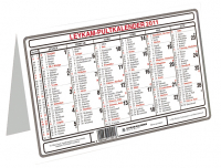 Pultkalender KA713 Format 240x150 mm