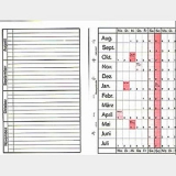 6255 Planungskalender für das Schuljahr (August-Juli)