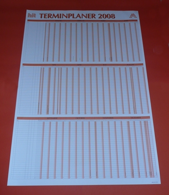 HIT015/2025 Terminplaner 2025 68 x 98 cm